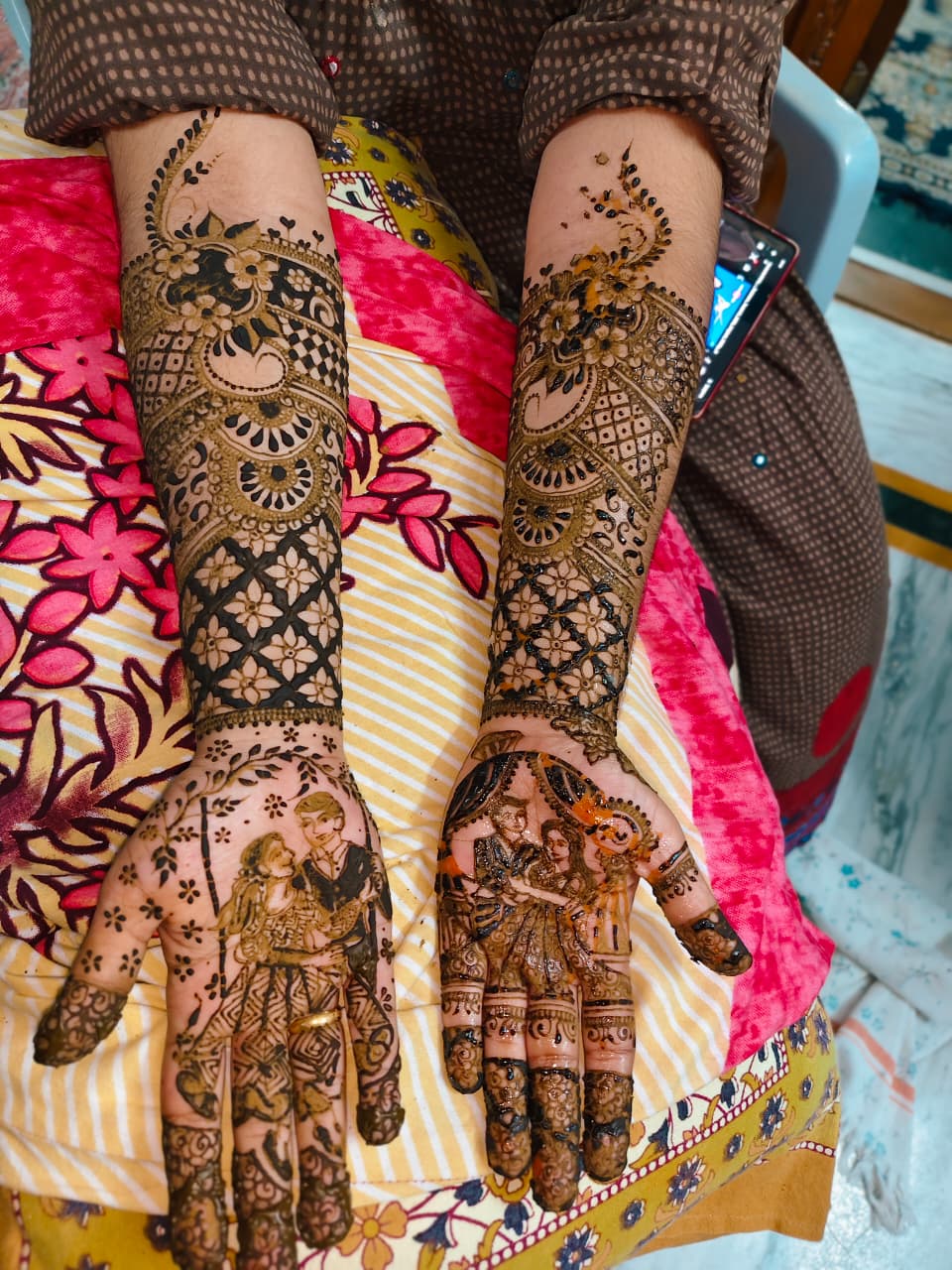 Traditional Indo-Western Fusion Mehandi